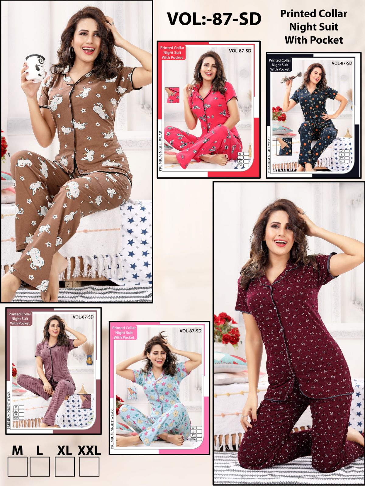 C Ns Vol 87 Sd By Fashion Talk Night Suits Catalog
